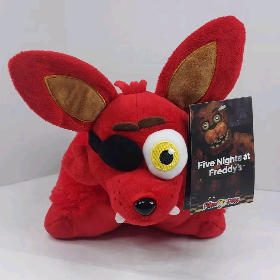 FNAF Foxy Plush Pillow Pet Stuffed Animal by Scott Cawthon