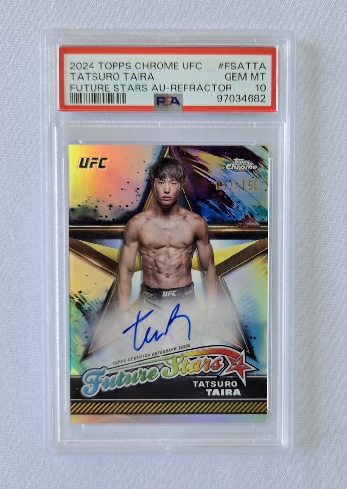 Tatsuro Taira Future Stars Autographs Refractor 52/150 2024 Topps Chrome UFC