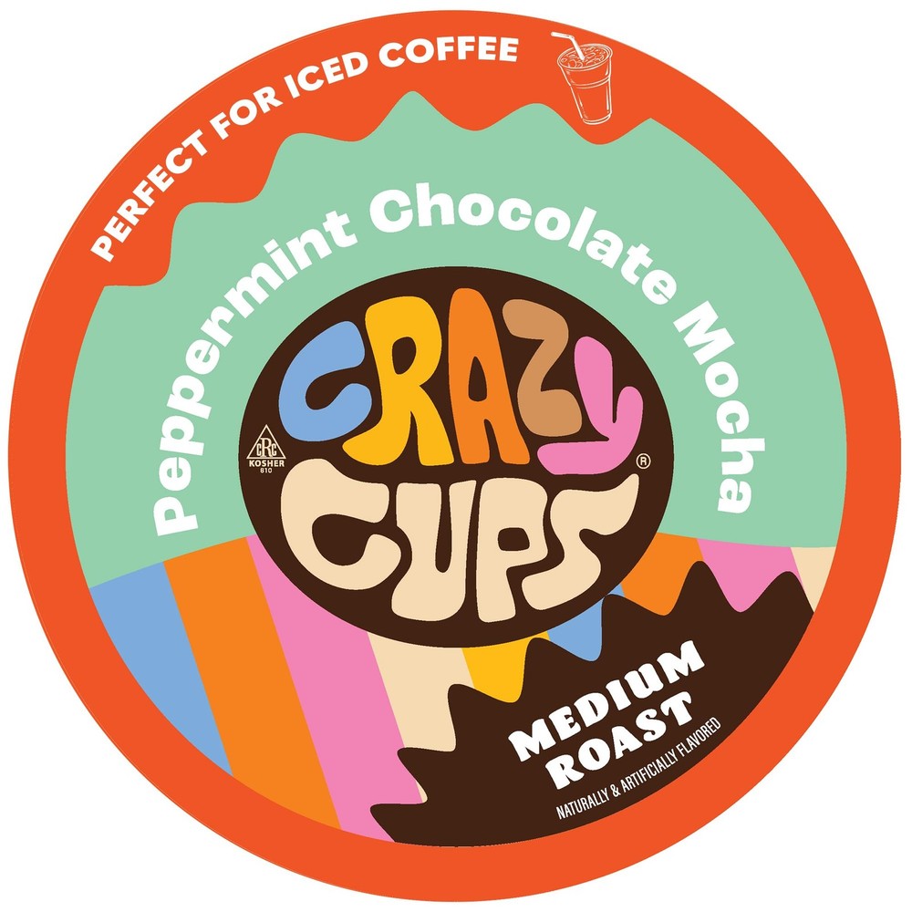 Flavored Coffee for Keurig K-Cup Machines, Peppermint Chocolate Mocha, Hot or...