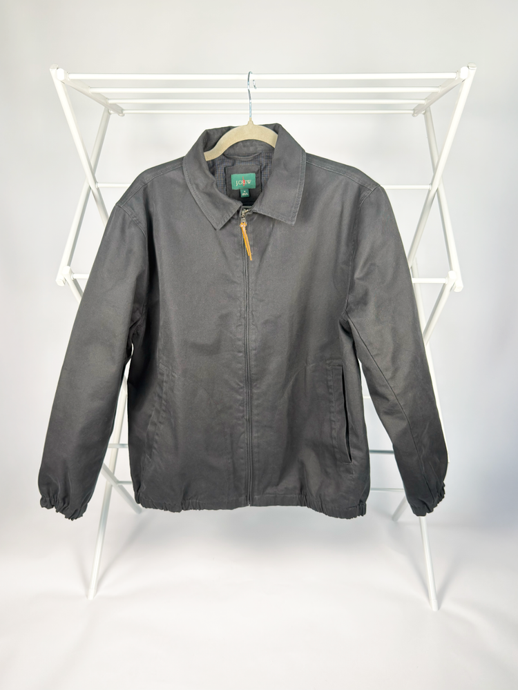 J.Crew Harrington Jacket in Cotton Twill (Men's, M, Black)