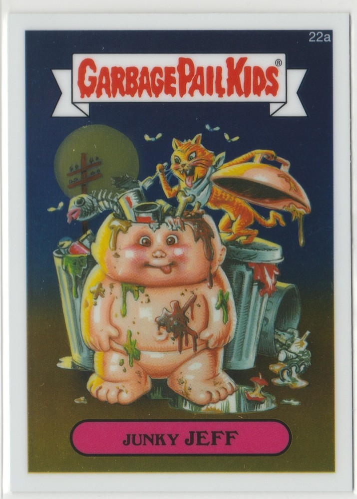 Junky Jeff #22a Garbage Pail Kids 2013 Chrome Series 1 CS1 GPK Card