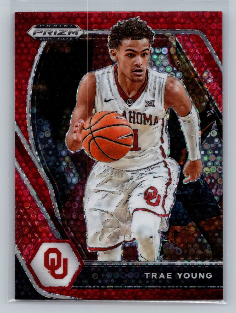 2021 Panini Prizm Draft Picks #78 Trae Young Red Circles