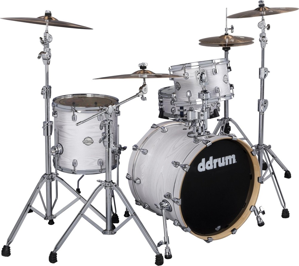 ddrum Dominion Birch 4-piece Shell Pack - Paper White Birch