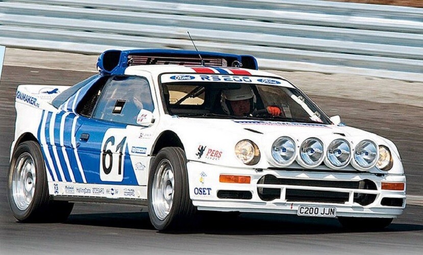 1:10 RC Ford Escort RS200 Rally Clear Lexan Body Shell for Race or Rally Cars