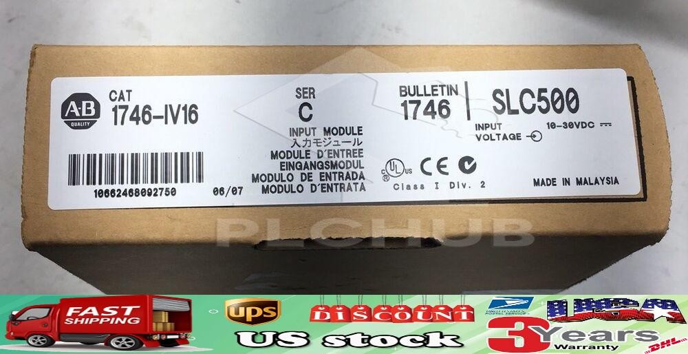 NEW 1746-IV16 /C Allen Bradley SLC 500 DC 16 point Input Module NIB 1746-IV16C