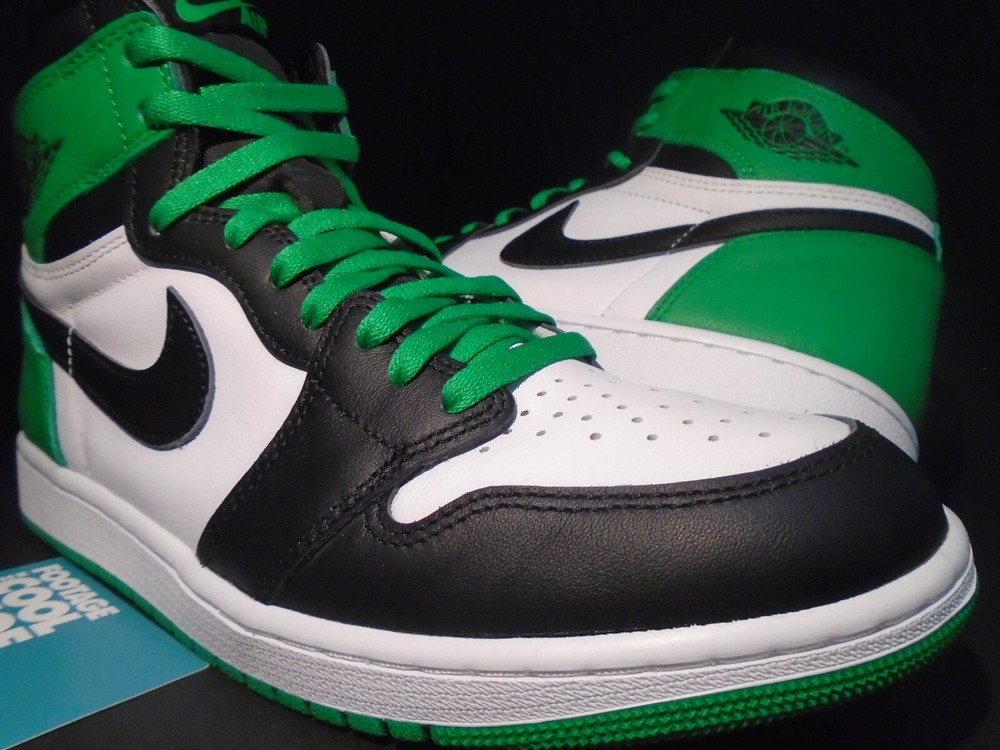 NIKE AIR JORDAN 1 RETRO HIGH OG I LUCKY GREEN CELTICS BLACK WHITE DZ5485-031 10