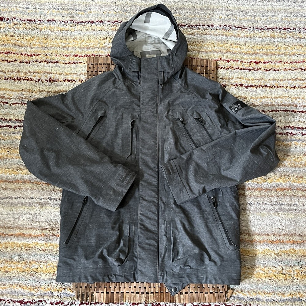 Oakley Software Technical Recco Jacket Hoody Hoodie Grey Large L VTG Vintage Y2K