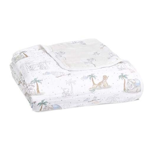 Aden + Anais 100% Cotton Muslin Baby Blanket Crib Bedding My Darling Dumbo
