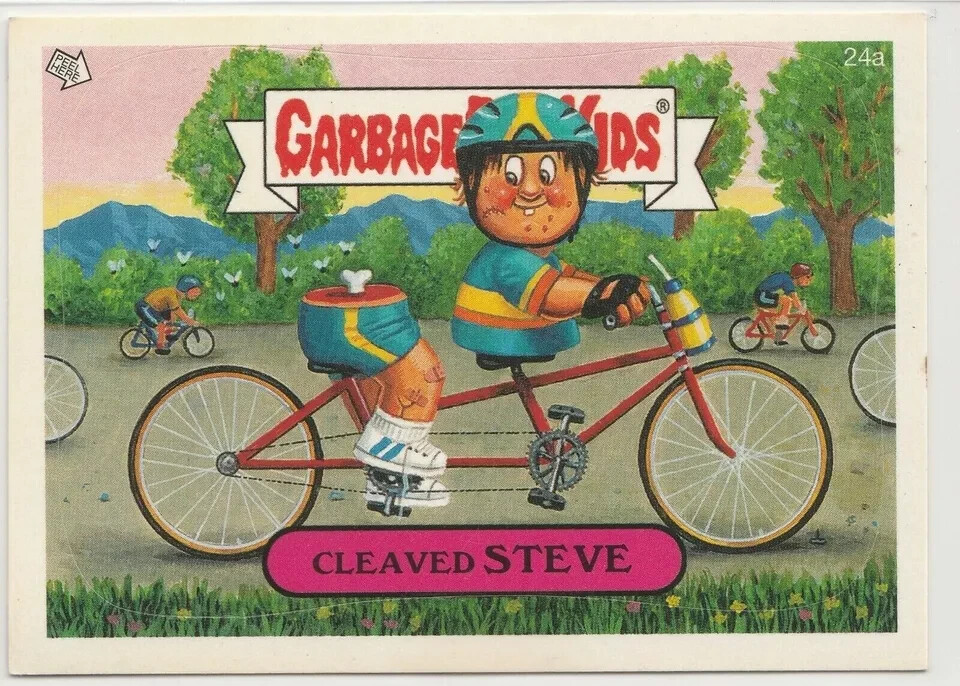 Cleaved Steve #24a Garbage Pail Kids 2005 All-New Series 4 ANS4 GPK Card