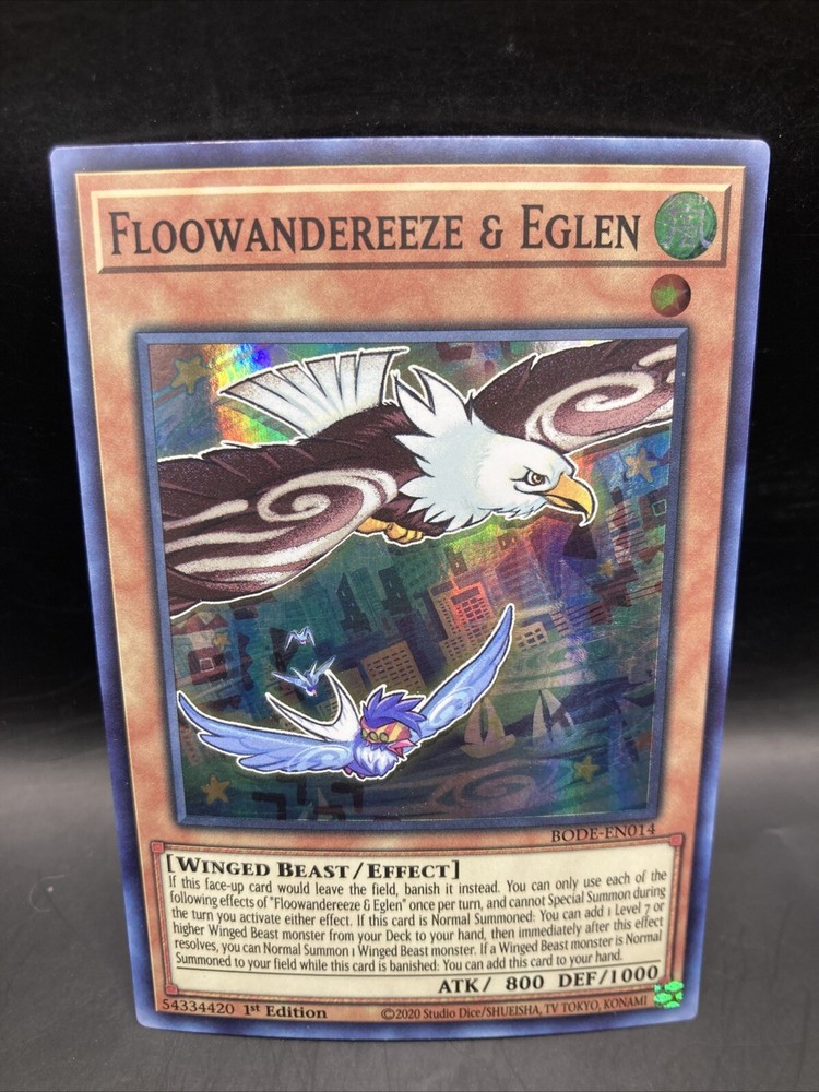 Floowandereeze & Eglen BODE-EN014 Burst of Destiny 1st Ed Card