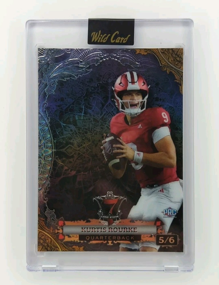 Kurtis Rourke 5/6 - 2024 Wild Card 7 Card Studs Metal Edition - Encased