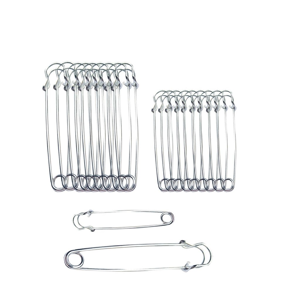 20PCS 3Inch & 4Inch Heavy Duty Safety Pins for Sewing and Fashion
