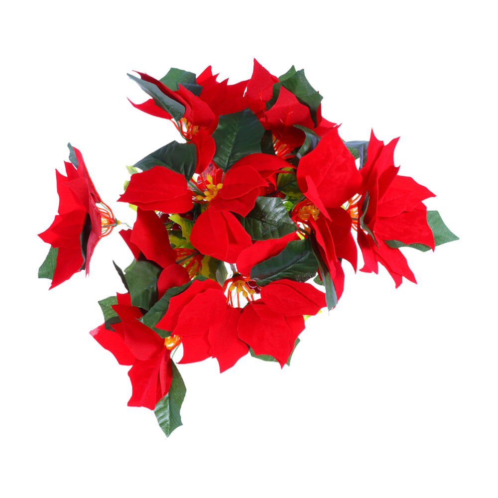 Artificial Succulents Poinsettia String Lights Locket Pendant