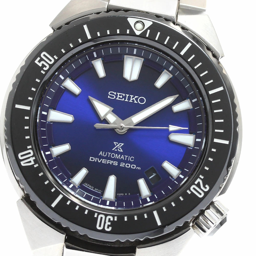 SEIKO SBDC047 6R15 03G0 Prospex Date Automatic Men s Watch 913652 Used