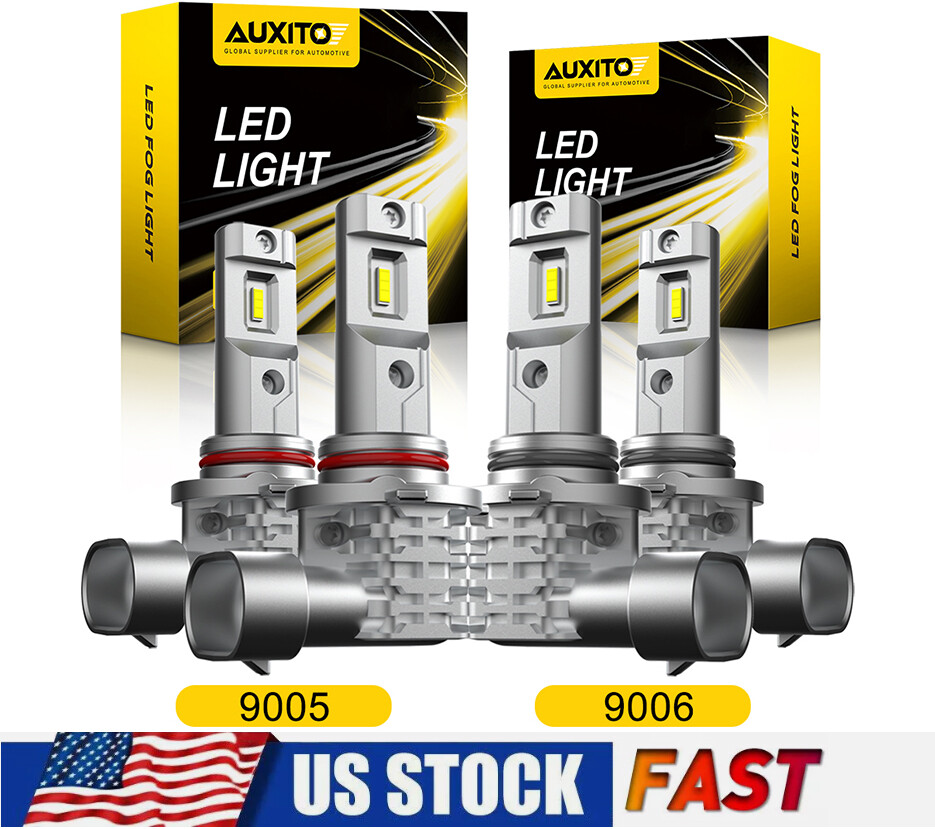 9006 LED 9005 Headlight Bright Super Bulbs White 6500K 360000LM Beam High/Low US