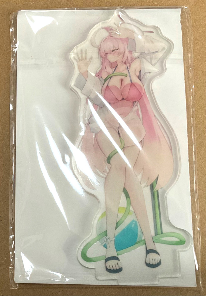 Blue Archive Urawa Hanako Swimsuit Bikini Anime Game Acrylic Stand 15cm New