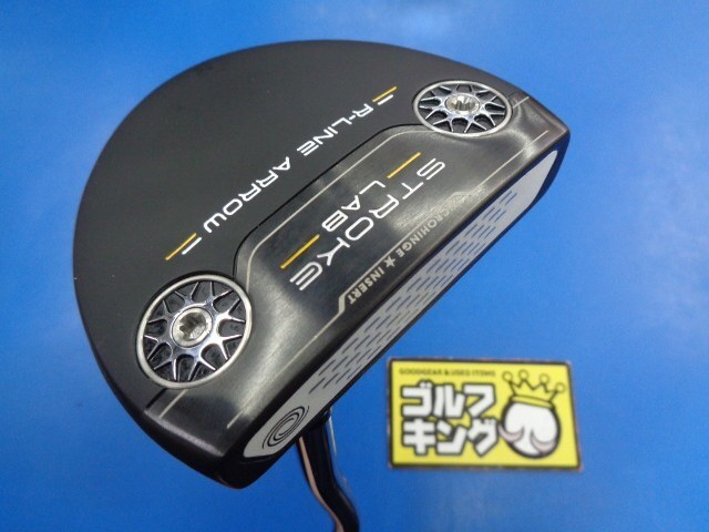 252 Odyssey Stroke Lab Black R-Line Arrow Original 34 3° P Putter japan