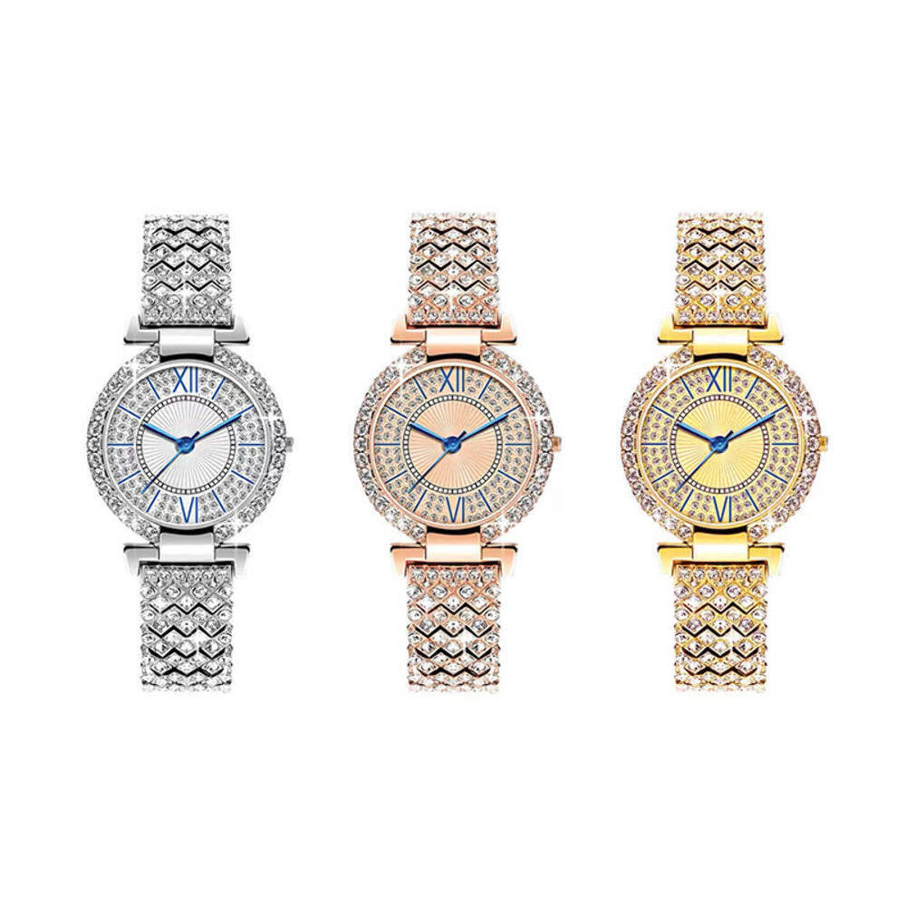 Elegant Rose Gold Women's Quartz Watch with Diamond Accents