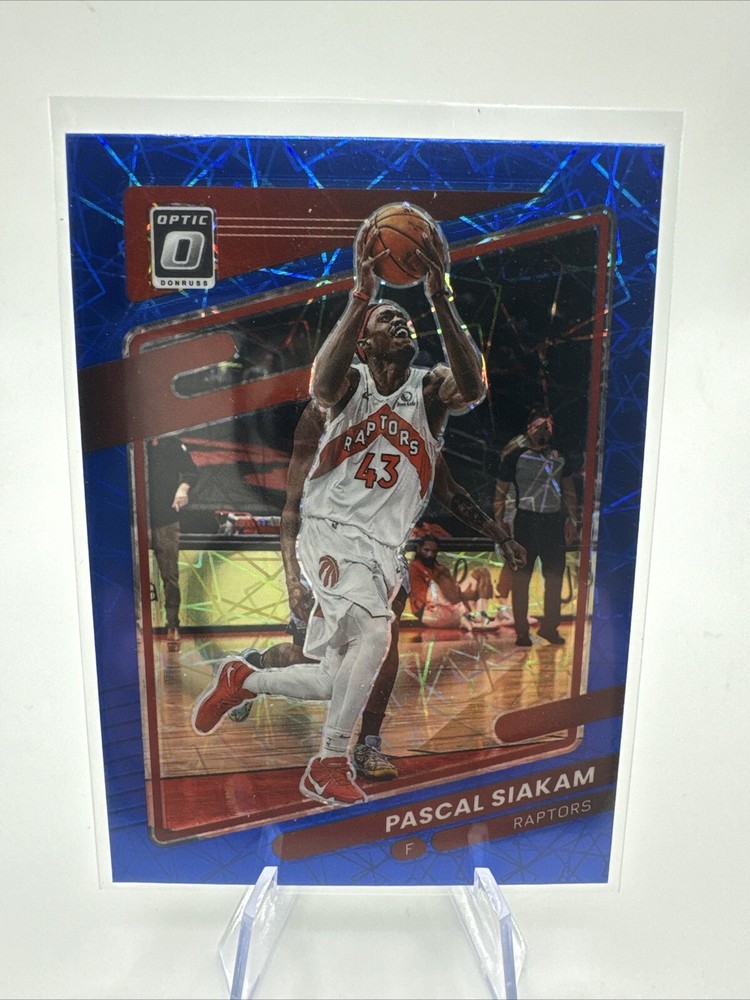 2021-22 Panini Donruss Optic - Blue Velocity Prizm #123 Pascal Siakam