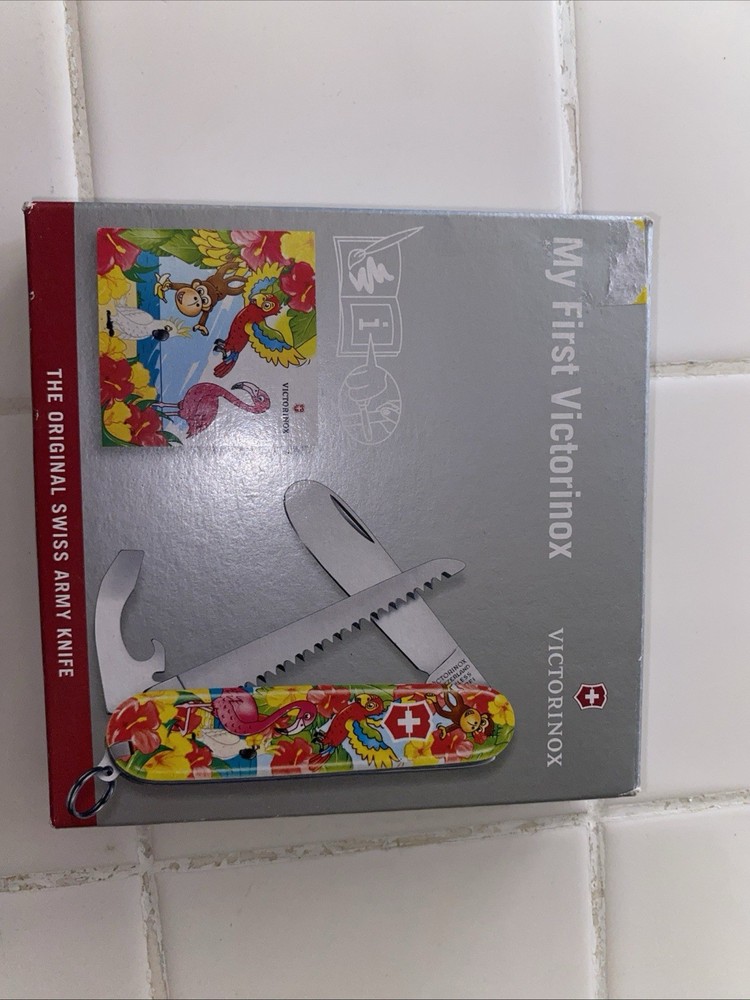 Victorinox My First Animal Edition Kids Parrot Knife for Outdoor Adventures