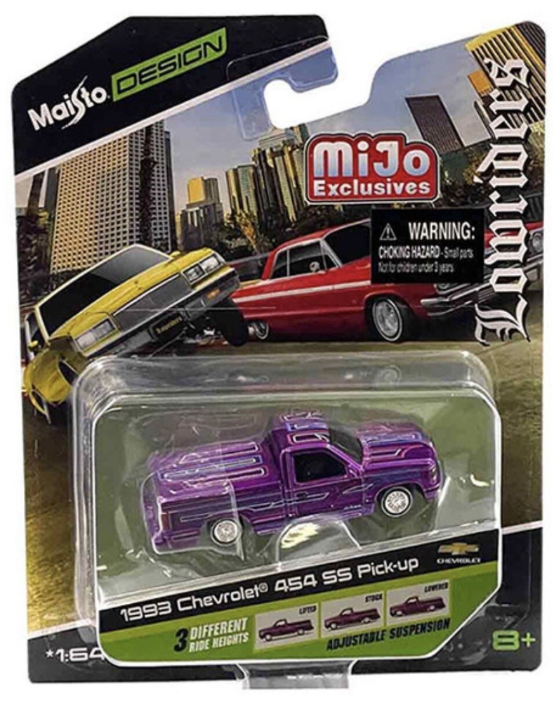 MAISTO DESIGN 1993 CHEVROLET 454 SS LOWRIDERS HOBBY EXCLUSIVE 1/3600