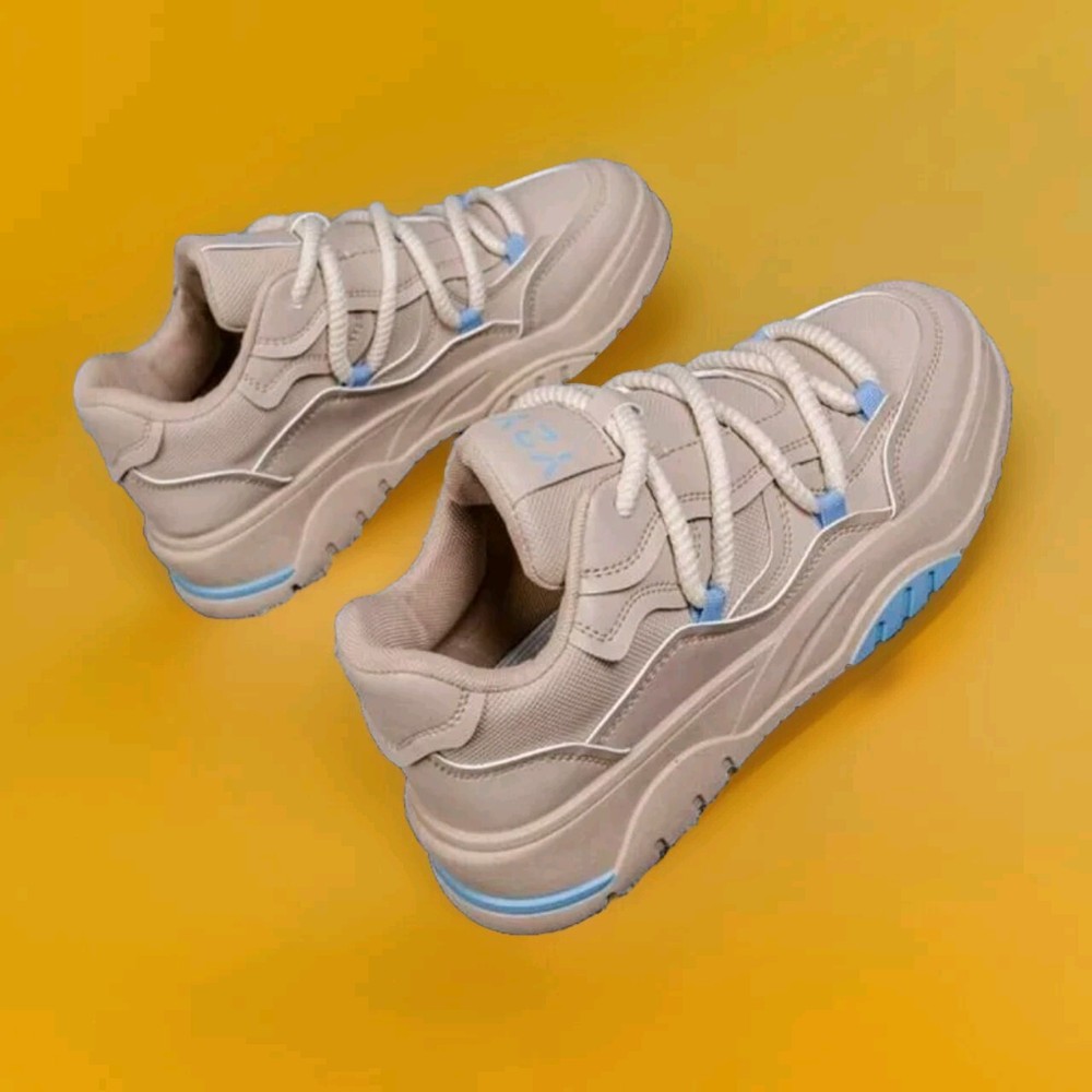 Y2Y Men's Vulcanized Chunky Fashion Designer Sneaker Shoe Size 43 U.S. Size 9