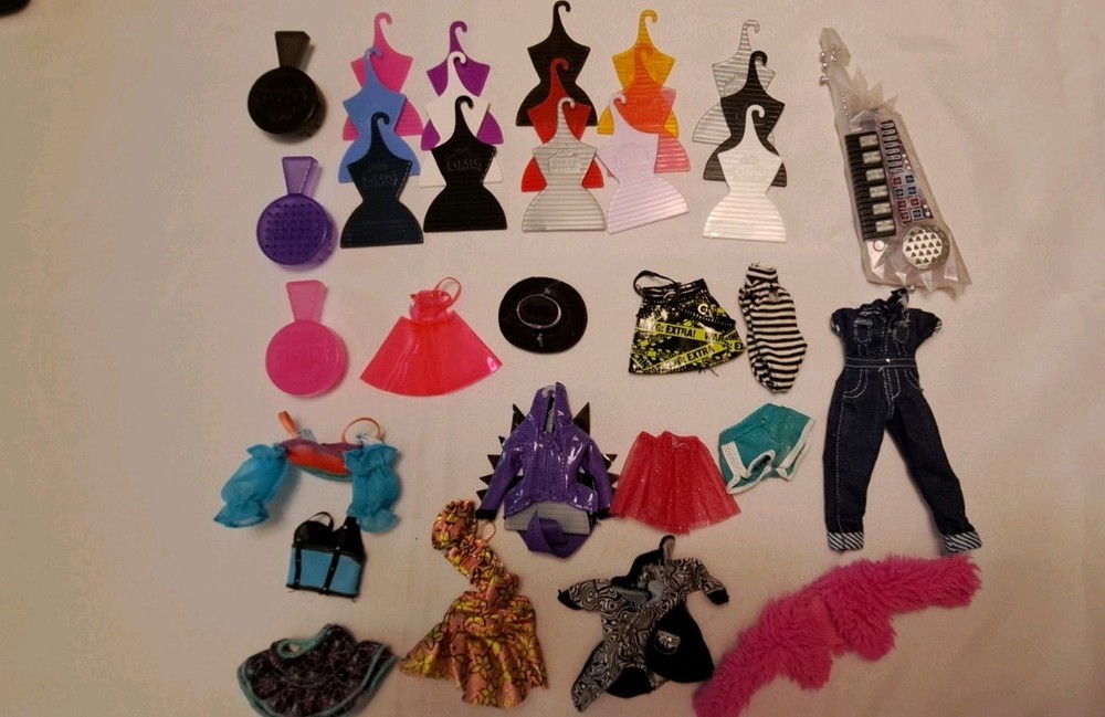 Lol OMG Dolls Clothes guitar ekectric Lot Doll Clothing hanger