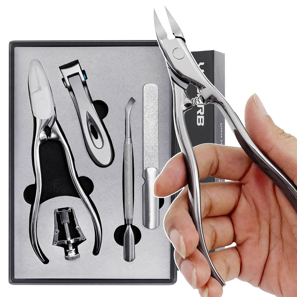 Long Handle Toenail Clippers for Seniors with Thick Nails - Ultra Sharp Design