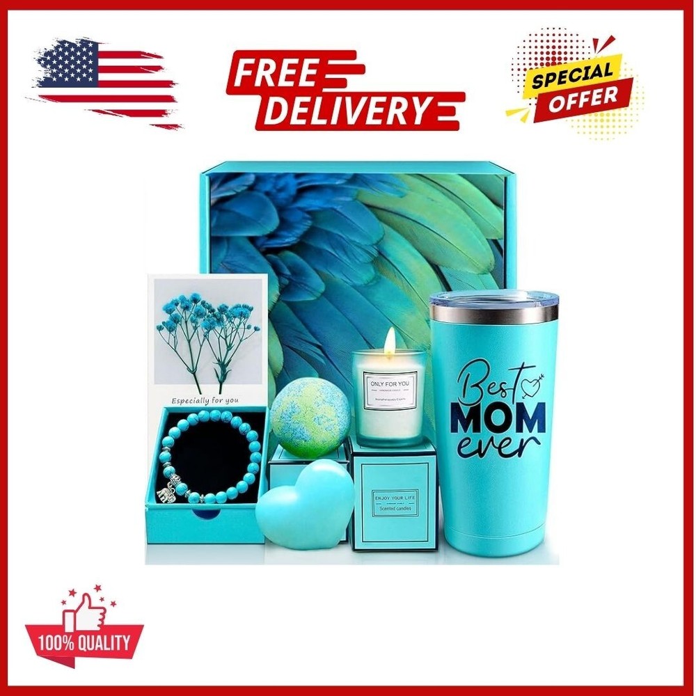 Unique Mothers Day Gift Box Set for Mom from Daughter or Son - Birthday Gift Basket  -image