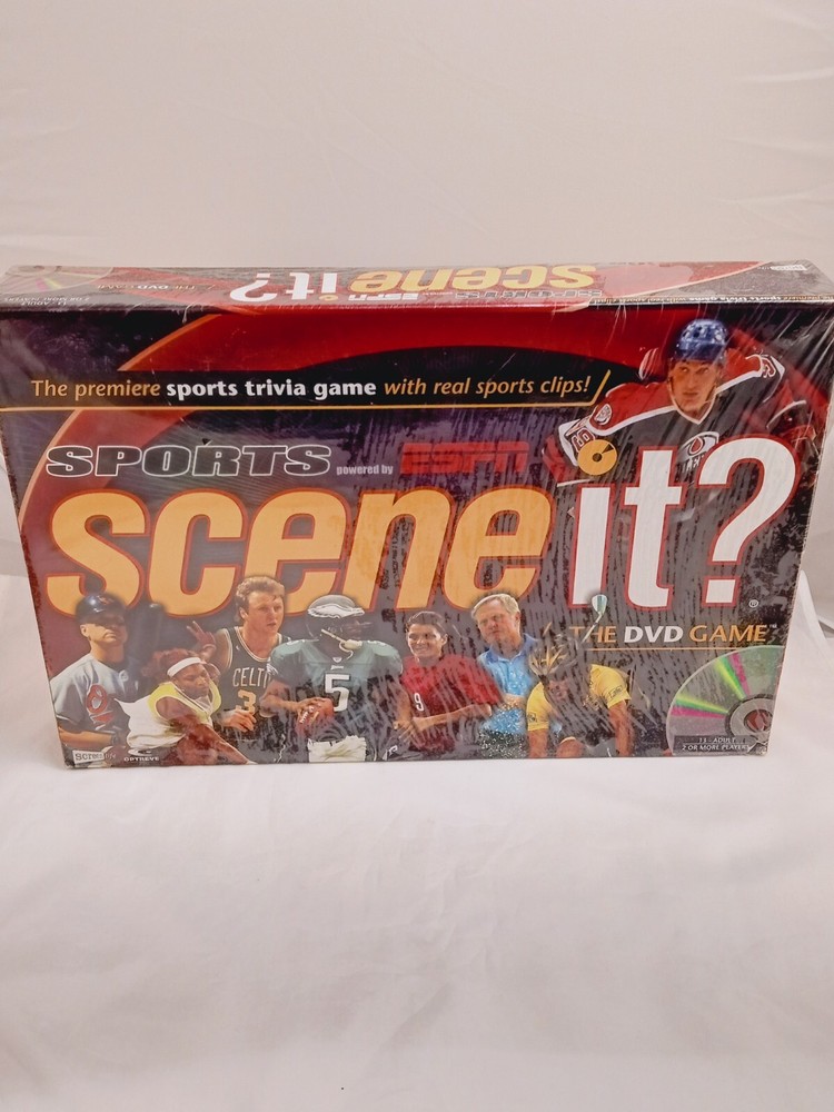 NEW SCENE IT? SPORTS Powered by ESPN The DVD Game Sports Trivia BRAND NEW Sealed
