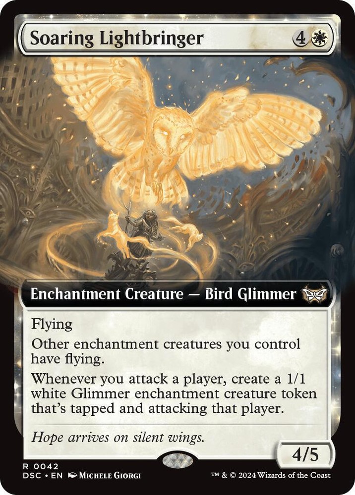 Soaring Lightbringer (Extended Art) Commander: Duskmourn: House of Horror Regular