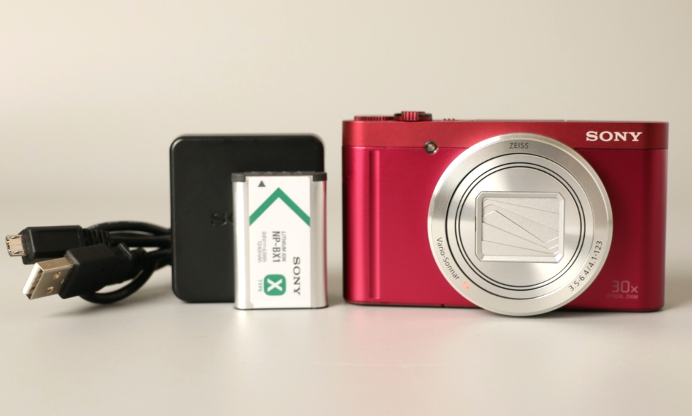 Sony Cyber-shot DSC-WX500 18.2MP Compact Camera with Zeiss Lens in Red - Tested