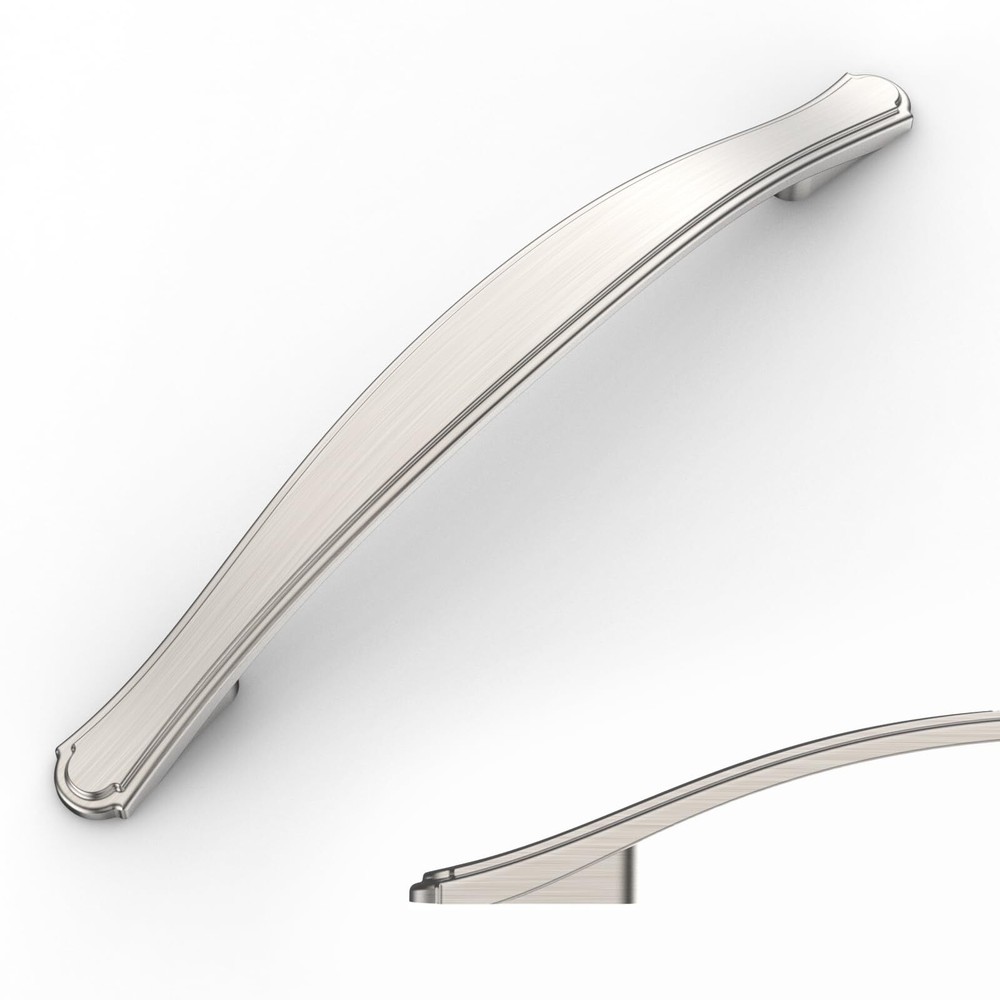 10 Pack 5 Inch Brushed Satin Nickel Cabinet Handles for Kitchen Drawers