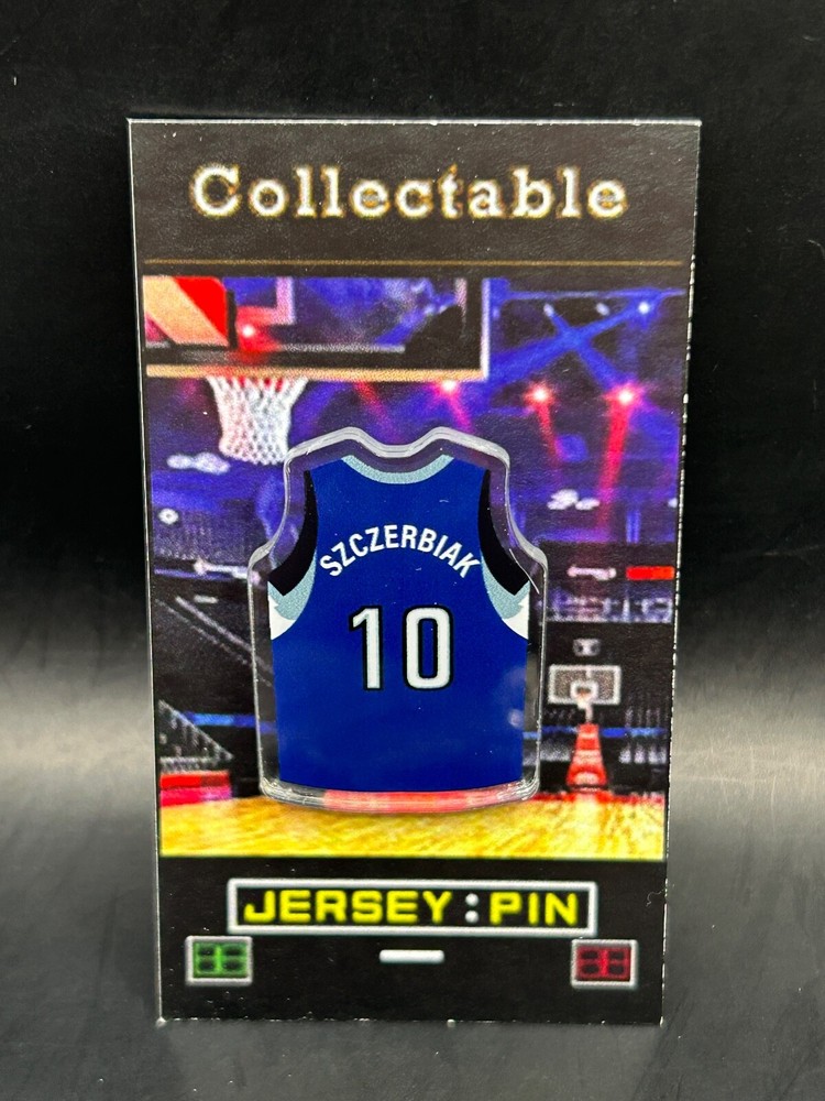 Minnesota Timberwolves Wally Szczerbiak Jersey Lapel Pin - Vintage NBA Collectible