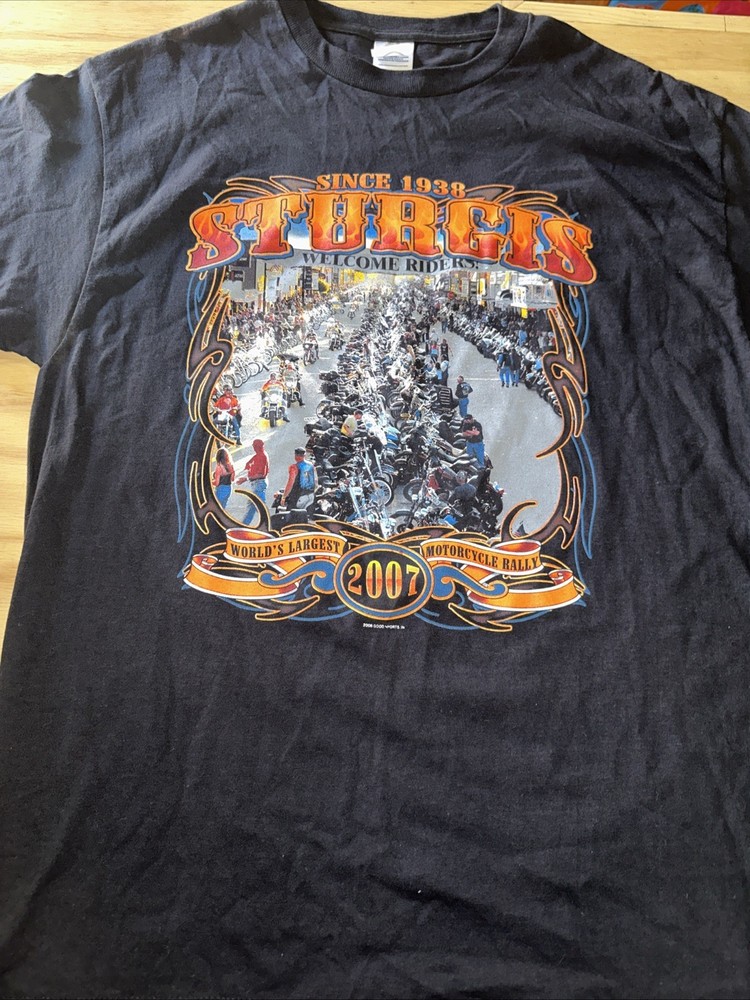 Sturgis Biker Rally T Shirt 2007 Men’s Size Large T Shirt