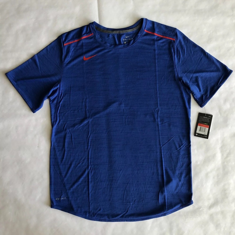 Nike Dri-Fit SST Shirt Mens Size L Royal Blue NWT 845838-480 $55