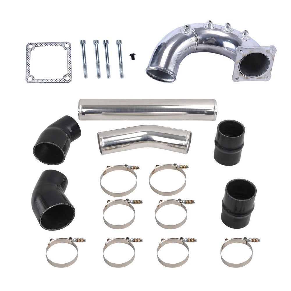 Aluminum Intercooler Pipe Boot with Intake Elbow Kit for 1998-2002 Dodge Ram 5.9L Diesel