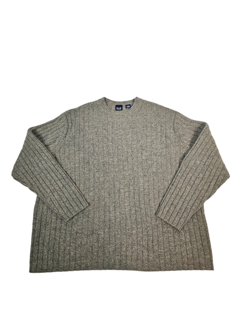 Men’s Vintage Gap 100% Cotton Sweater Vtg  Ribbed Crewneck XXL 2XL