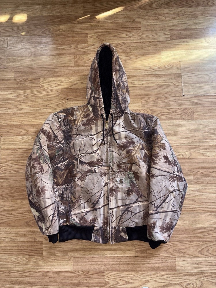 Carhartt Jacket J221 CAP Size Small Rare Vintage 2000s RealTree Camo