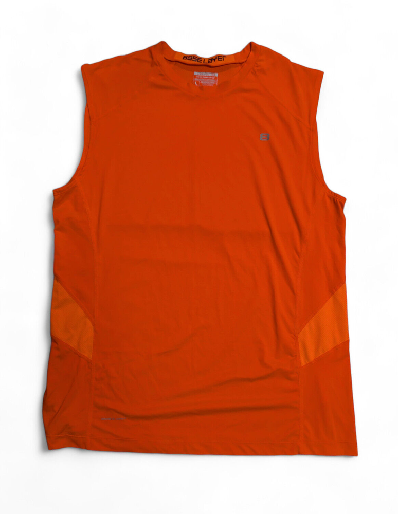 Layer 8 Base Layer Shirt Mens Large Performance Pullover Stretch Outdoor Wear