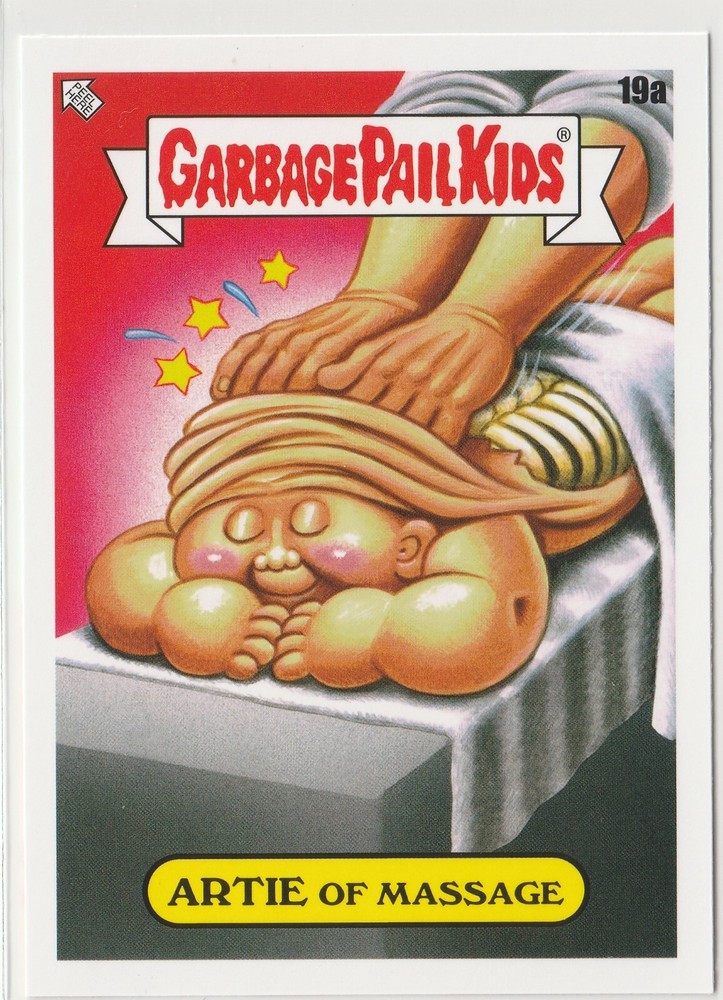 Artie of Massage Garbage Pail Kids GPK 2021 Vacation Series Card