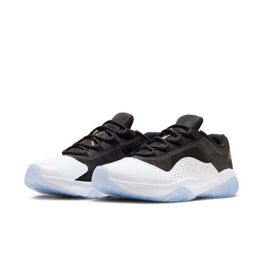 Nike Air Jordan 11 CMFT Low Black White Gold DN4180-070
