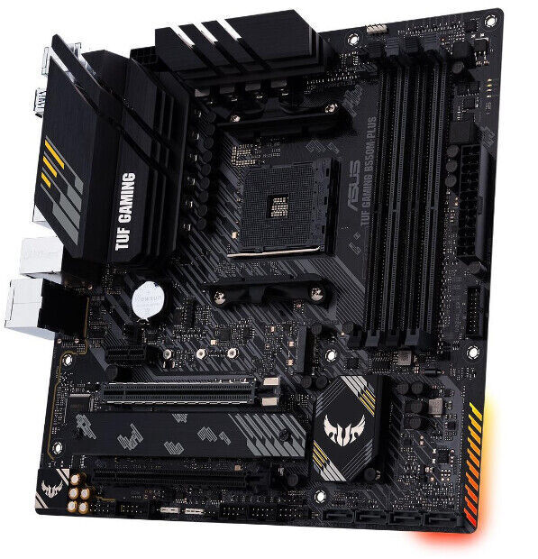 ASUS TUF GAMING B550M PLUS AMD B550 Socket AM4 Micro ATX DDR4-SDRAM Motherboard