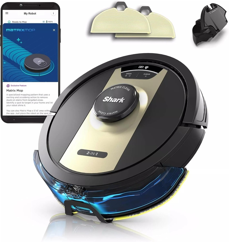 Shark IQ 2-in-1 Robot Vacuum and Mop with Matrix Clean Navigation New Model