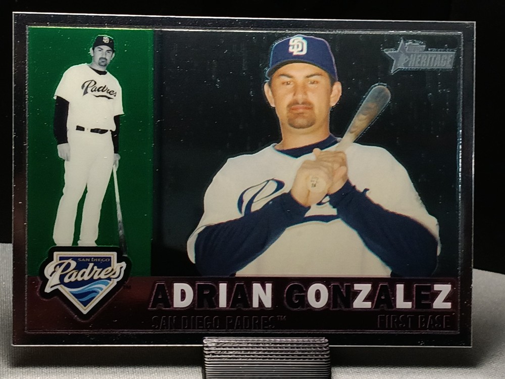 2009 Topps Heritage Chrome #C72 /1960 Adrian Gonzalez San Diego Padres