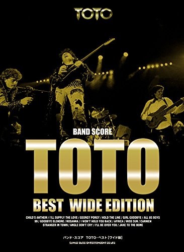 TOTO BEST WIDE EDITION JAPAN BAND SCORE BOOK STEVE LUKATHER, DAV... book form JP
