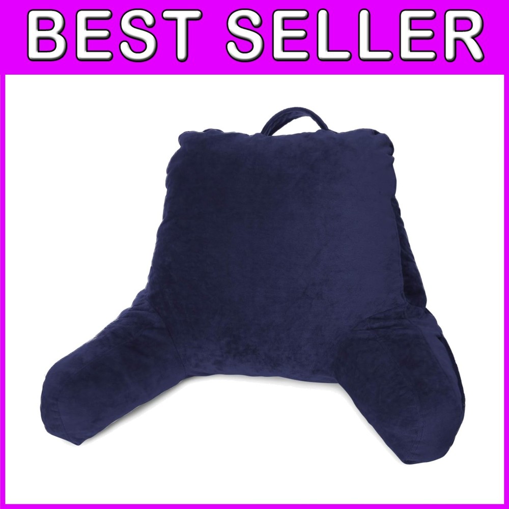 Premium Shredded Foam Back Rest Pillow for Relaxation - Kids & Adults Friendly