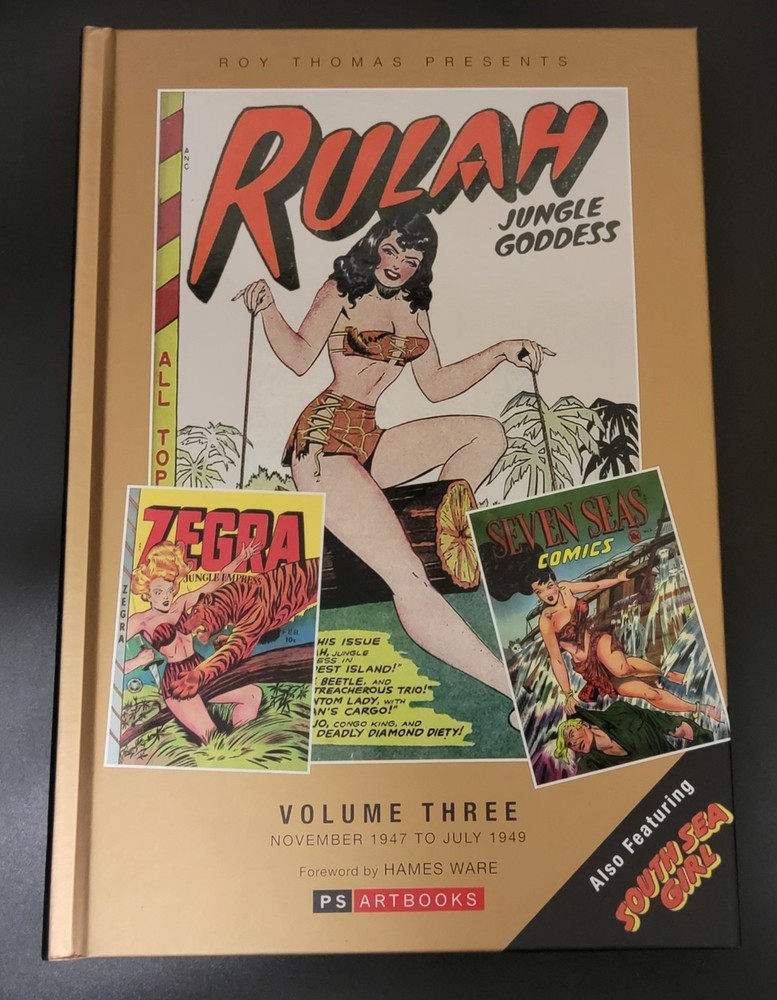Roy Thomas Presents Rulah Jungle Goddess Vol 3 HC 2015 PS Artbooks Matt Baker NM