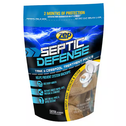 ZEP 4 oz. Septic System Treatment Powder Packet