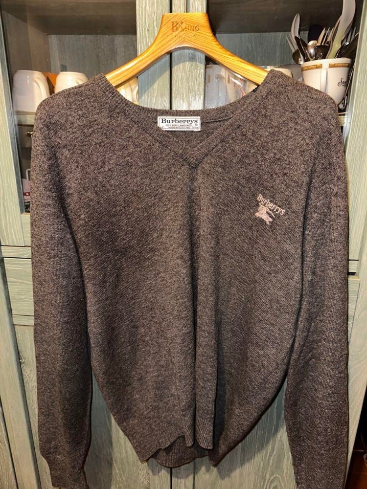 Burberry knit sweater Men's Fashion from Japan